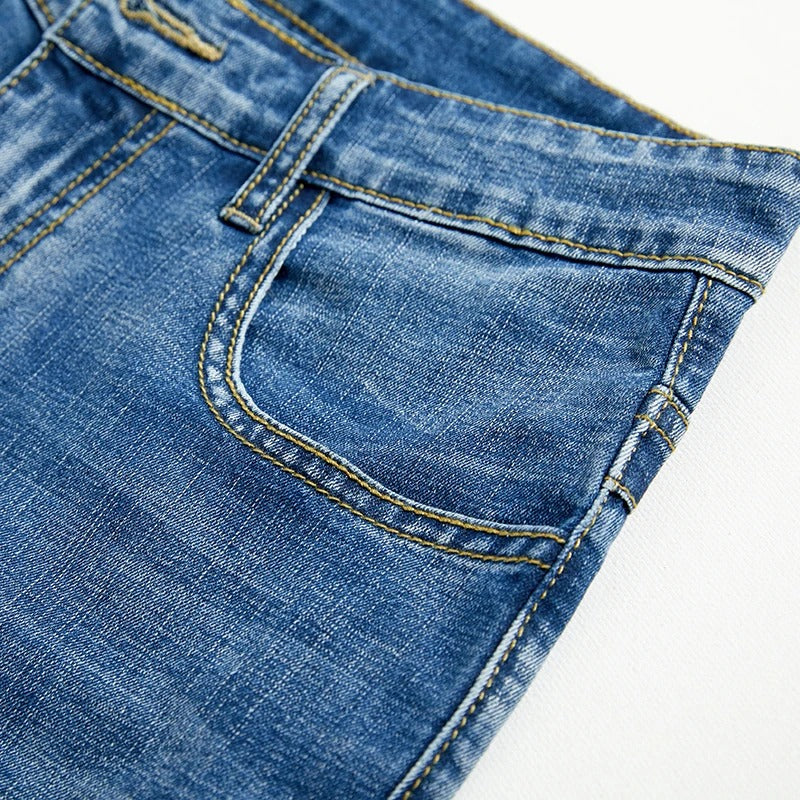 Image of Mathew | Men's Mid-Length Denim Shorts