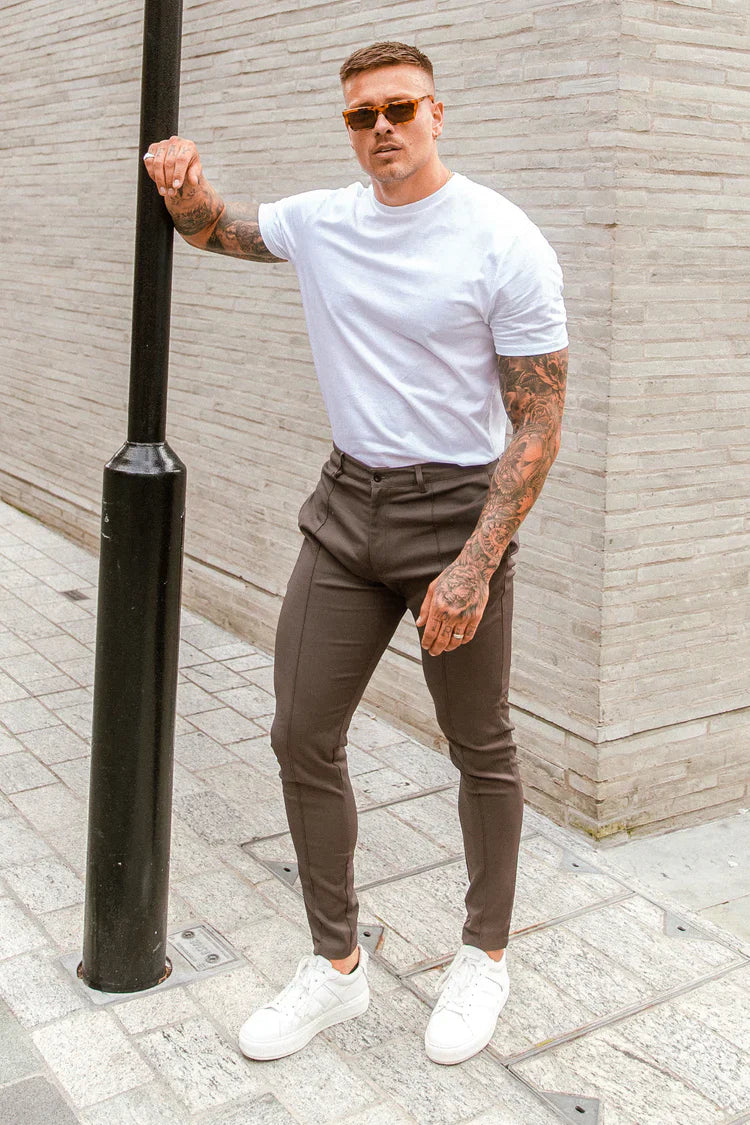 Image of Maxwell | Men's Slim Fit Dress Trousers