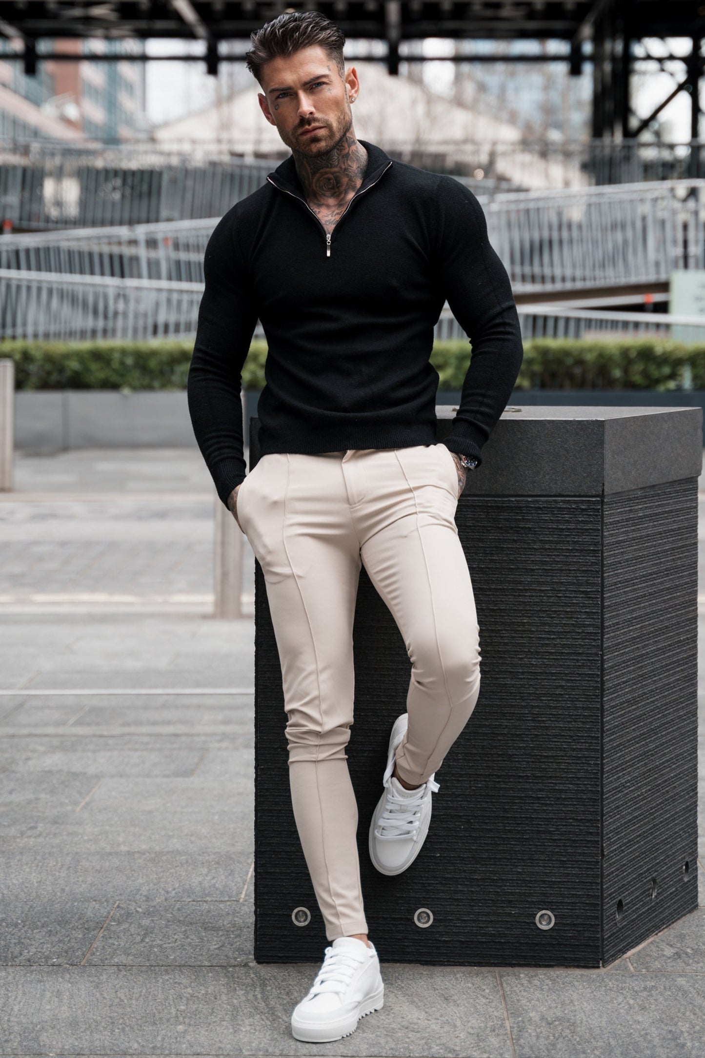 Image of Maxwell | Men's Slim Fit Dress Trousers