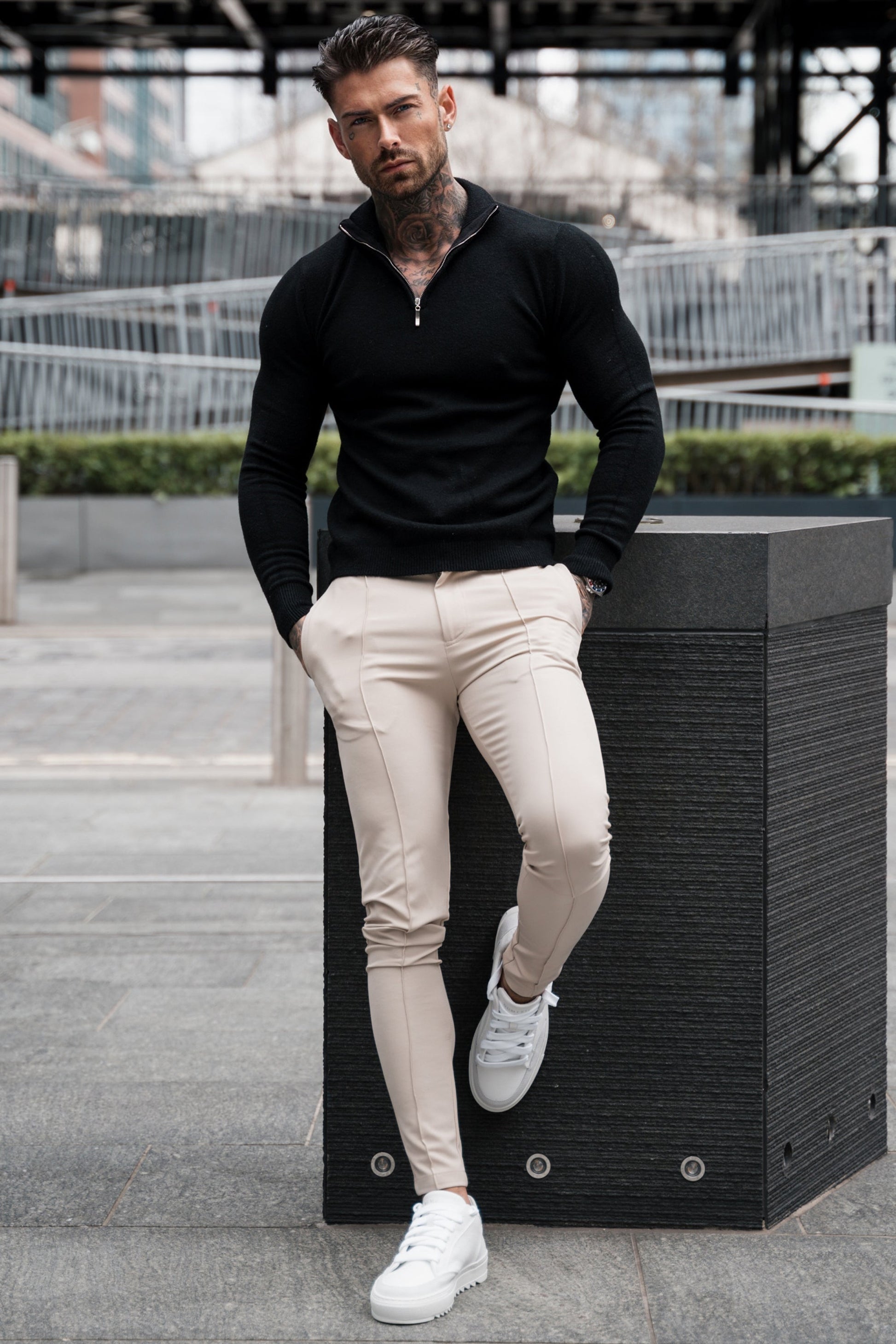 Image of Maxwell | Men's Slim Fit Dress Trousers