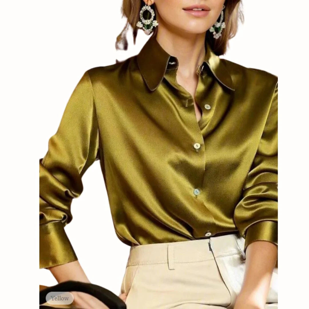 Image of Mckenzie | Women's Button-Down Long Sleeve Blouse