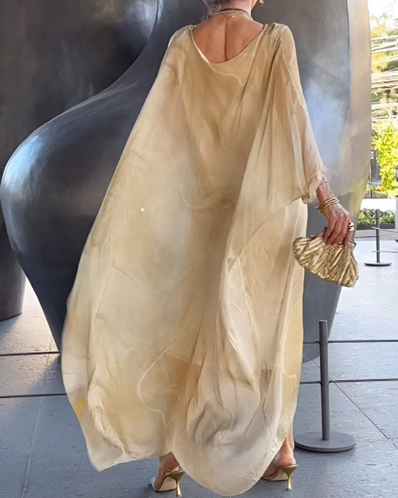 Image of Melinda | Women's Long Sleeve Caftan Maxi Dress