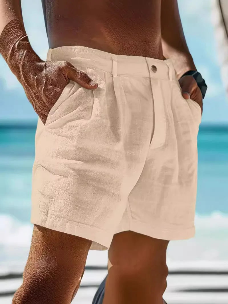 Men's Airy Linen Summer Shorts
