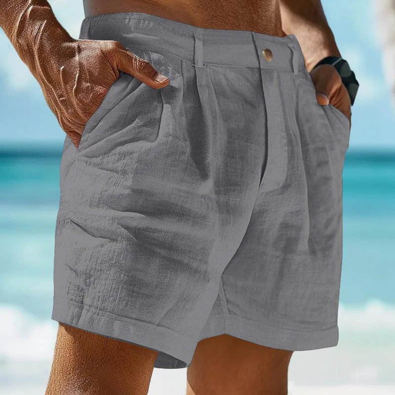 Men's Airy Linen Summer Shorts