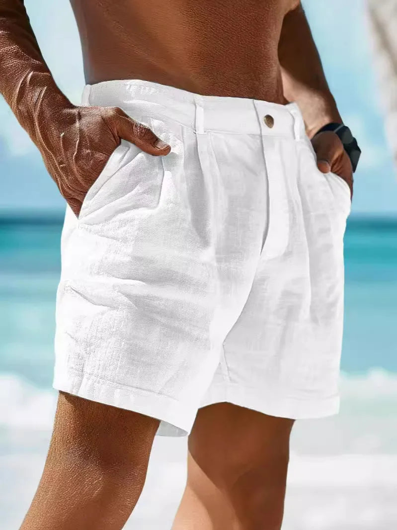 Men's Airy Linen Summer Shorts