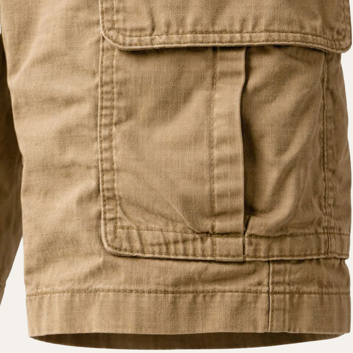 Men's Cargo Shorts with Flap Pockets