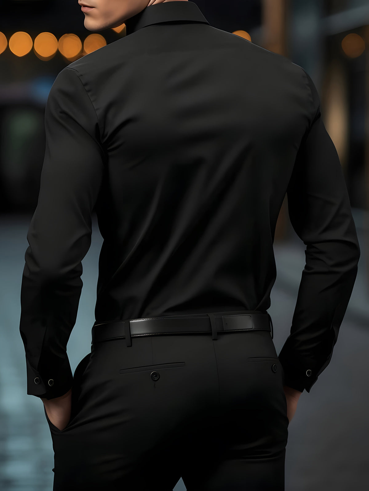 Men's Classic Button-Up Dress Shirt