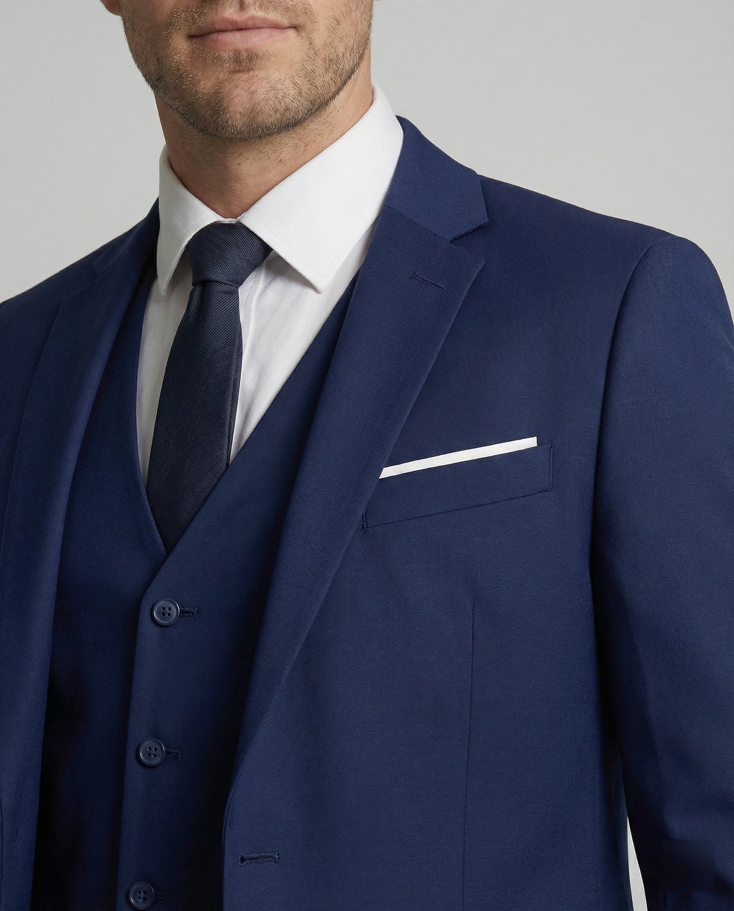 Men's Classic Three-Piece Suit for Formal Occasions