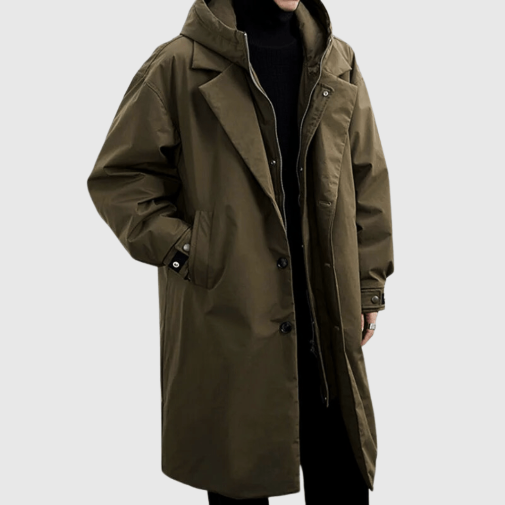 Men's Convertible Trench Coat