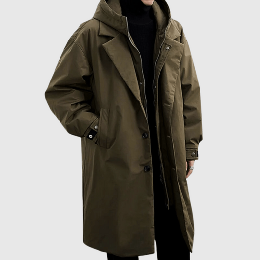 Men's Convertible Trench Coat