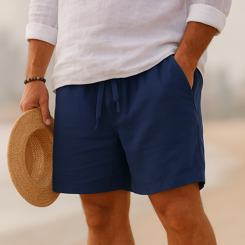 Men's Cotton and Linen Shorts – Lightweight and Breathable