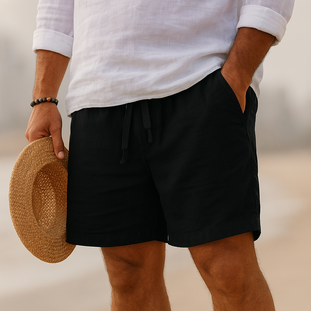 Men's Cotton and Linen Shorts – Lightweight and Breathable