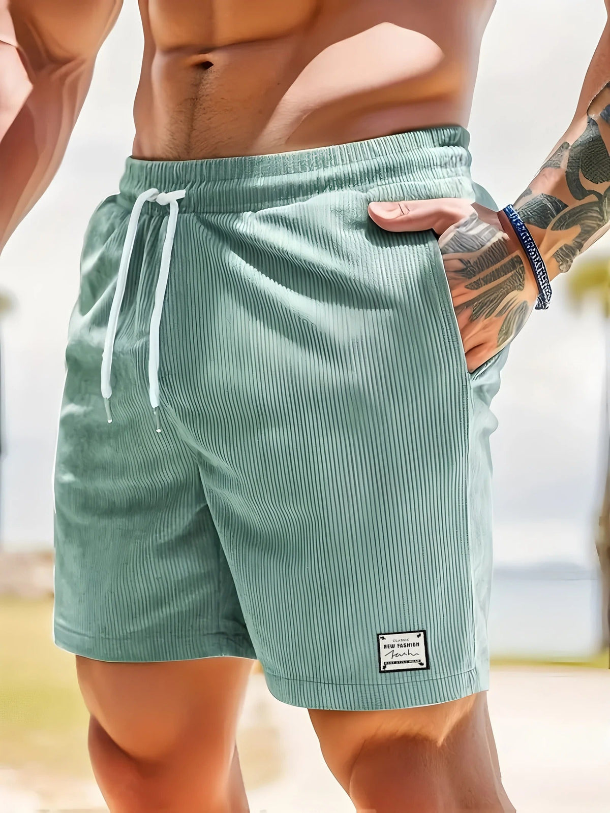Men's Flex-Waist Casual Shorts