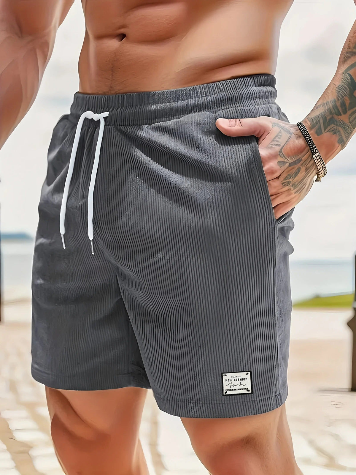 Men's Flex-Waist Casual Shorts