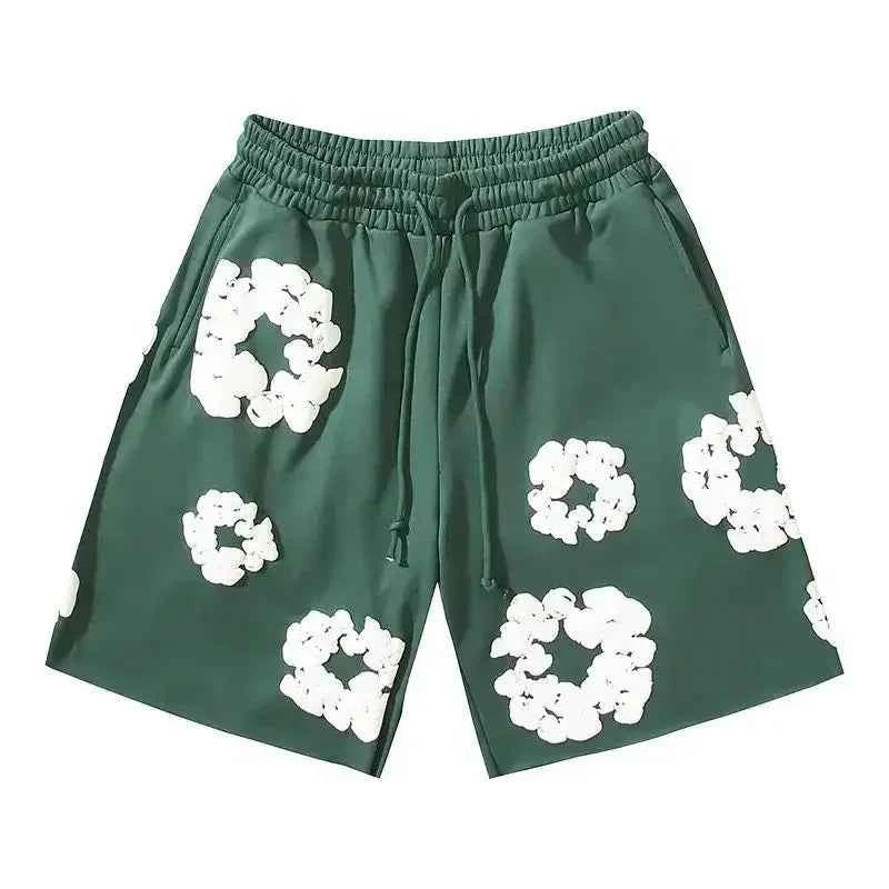 Men's Floral Print Summer Shorts – Bold Streetwear Style