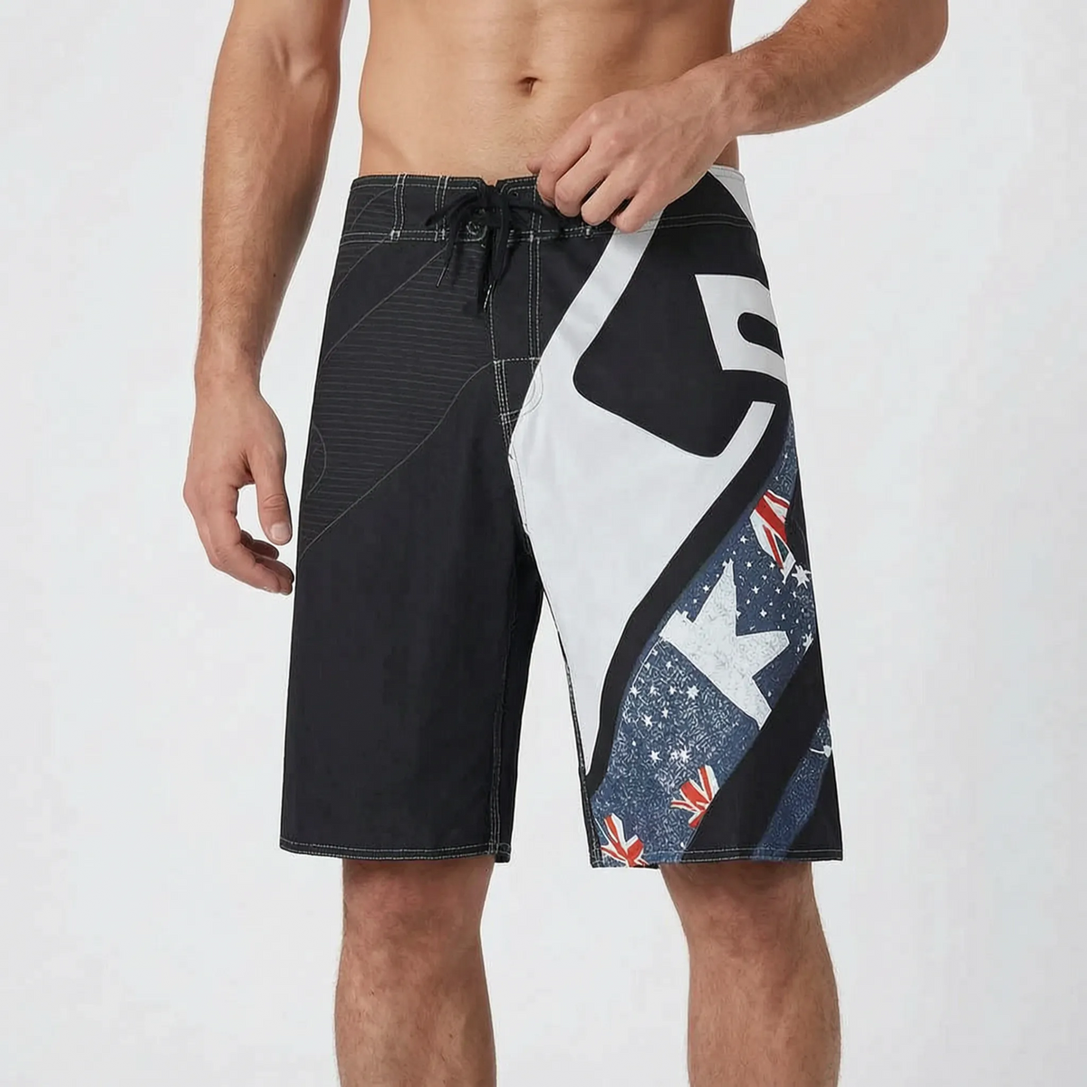 Men's Graphic Print Boardshorts - Oceaniq