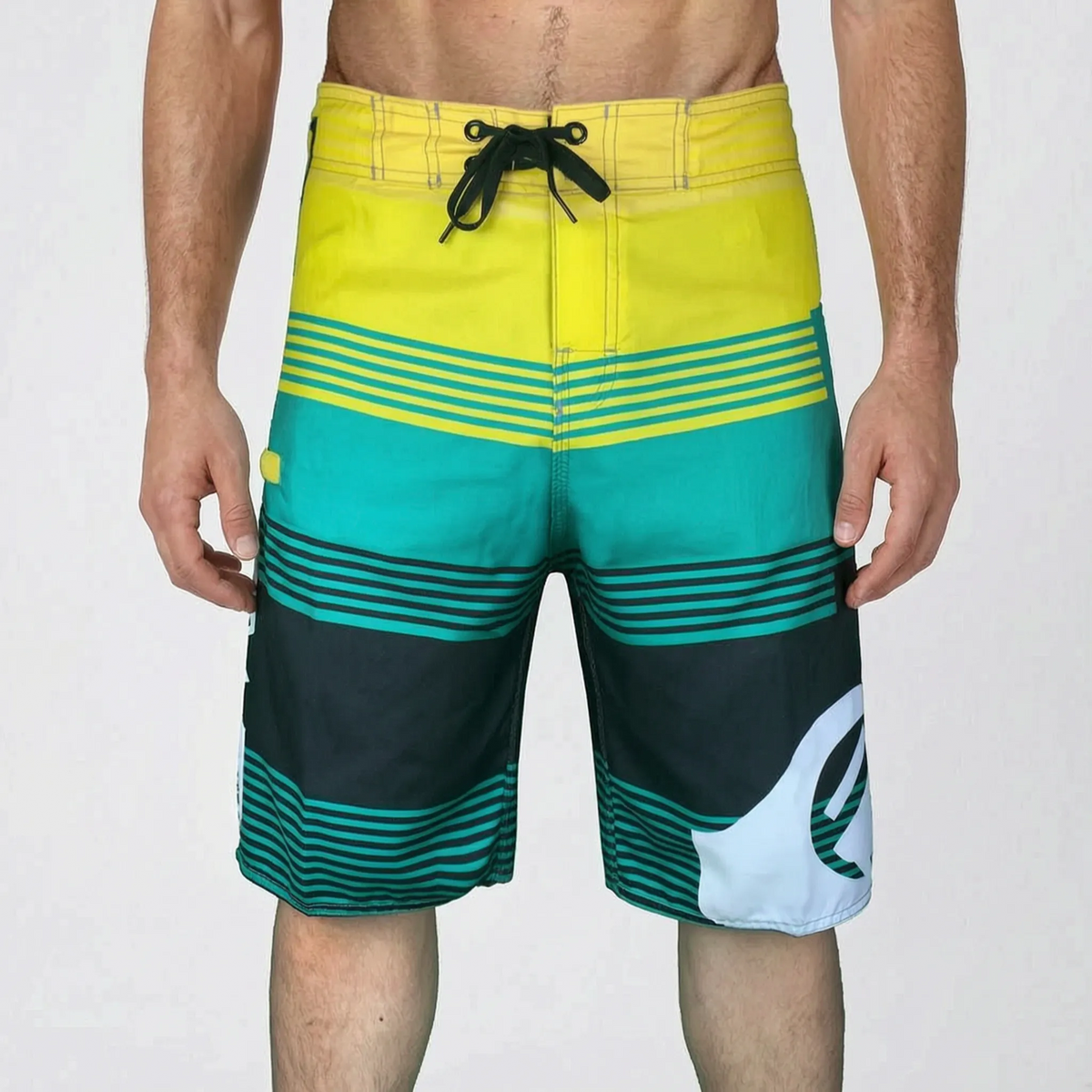 Men's Graphic Print Boardshorts - Oceaniq