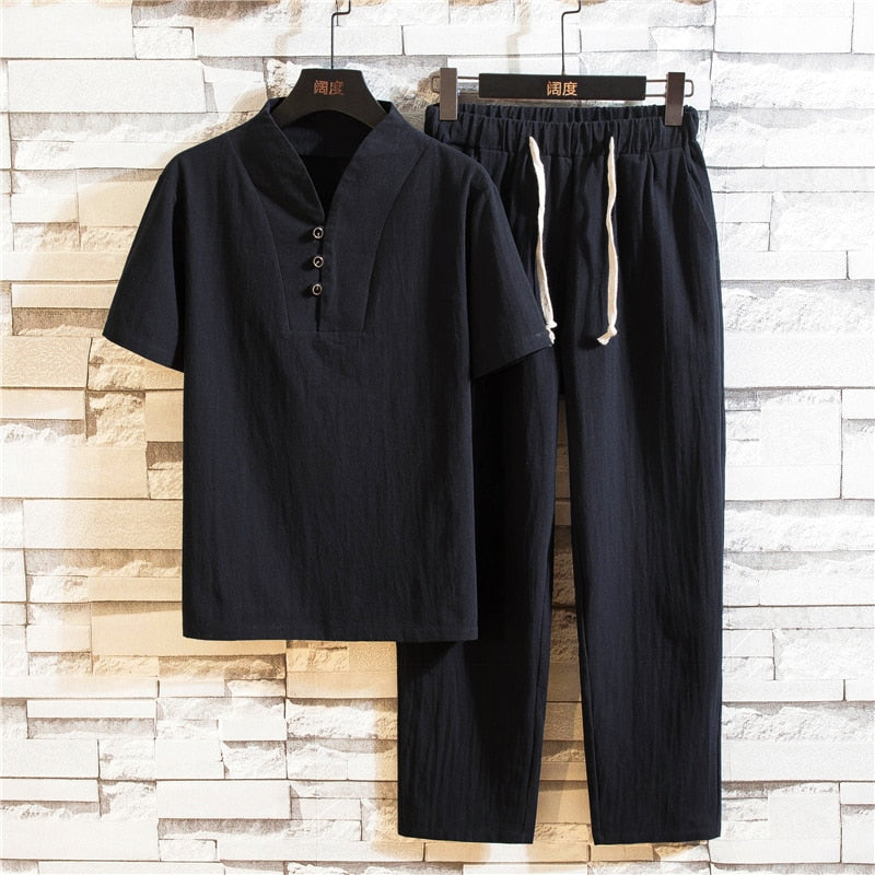 Men's Linen Clothing Set | Airy & Summery Clothing Set for Men