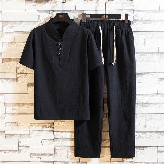 Men's Linen Clothing Set | Airy & Summery Clothing Set for Men