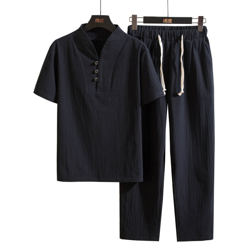 Men's Linen Clothing Set | Airy & Summery Clothing Set for Men