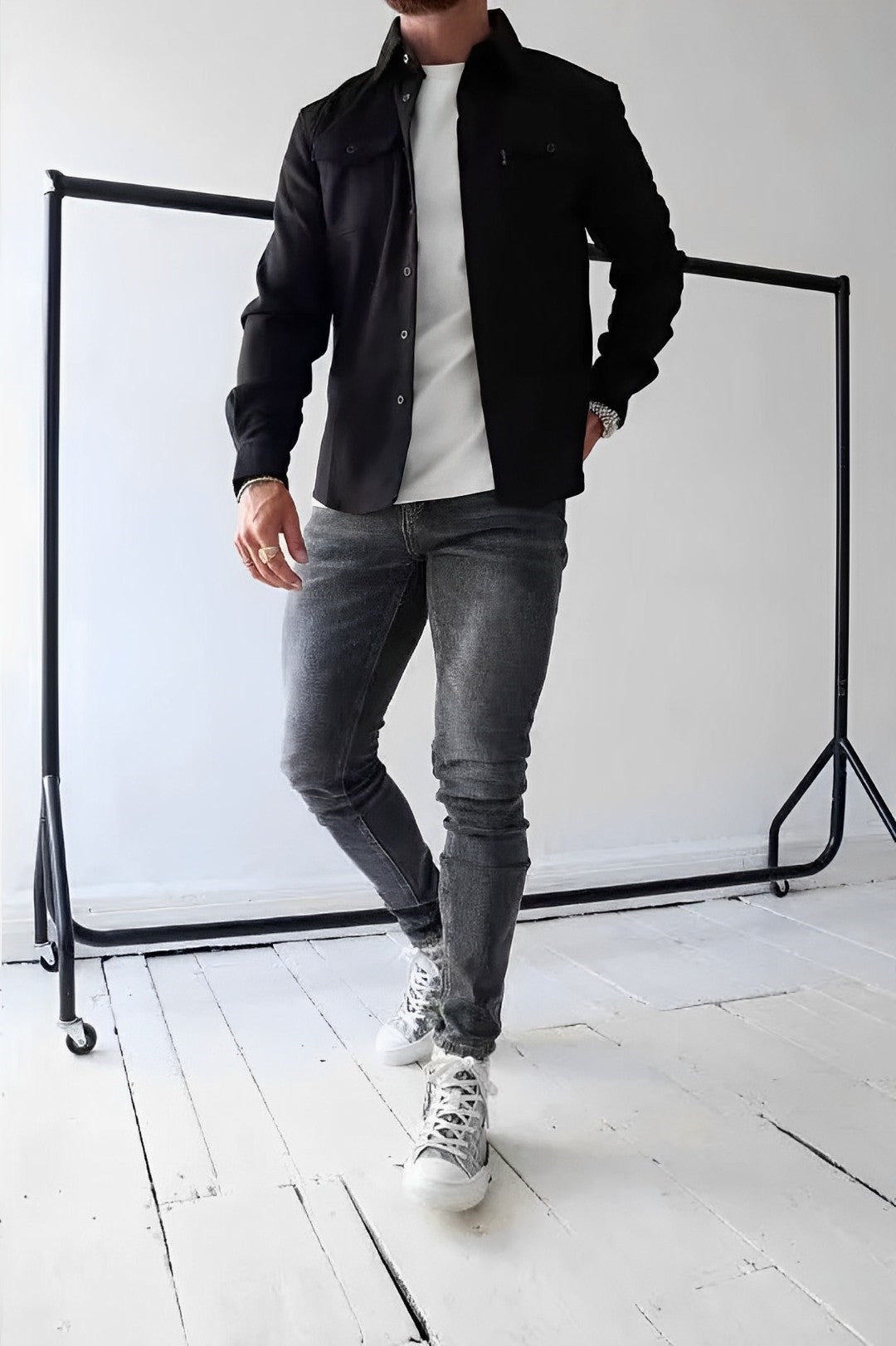 Men's Long-Sleeve Casual Shirt for Everyday Comfort