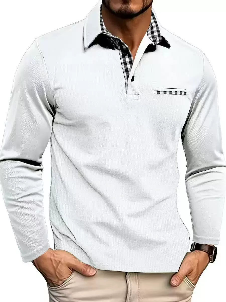 Men's Long-Sleeve Polo Shirt