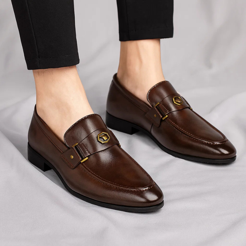 Men's Orthopedic Buckle Loafers
