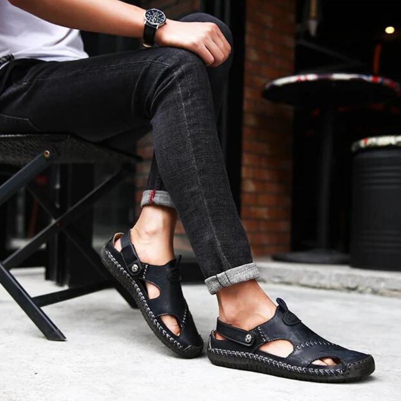 Men's Orthopedic Leather Sandals