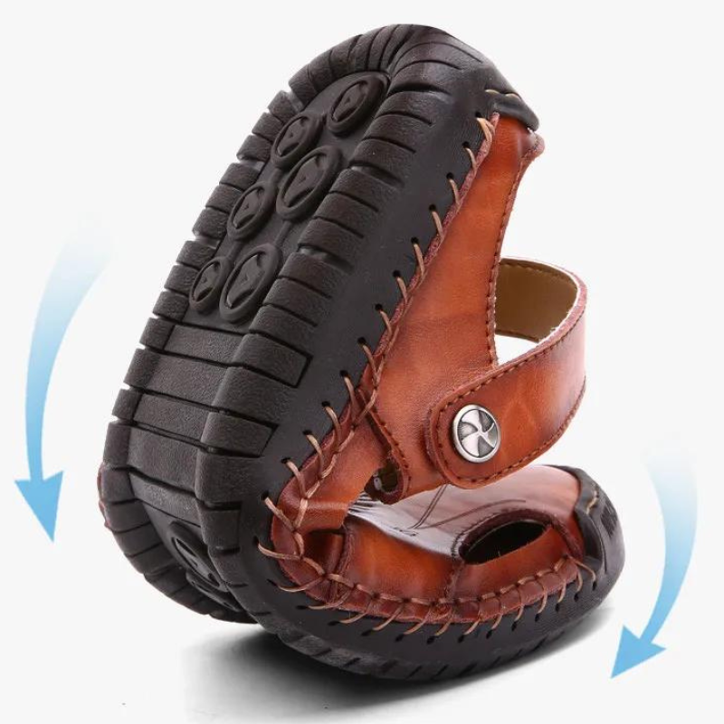 Men's Orthopedic Leather Sandals
