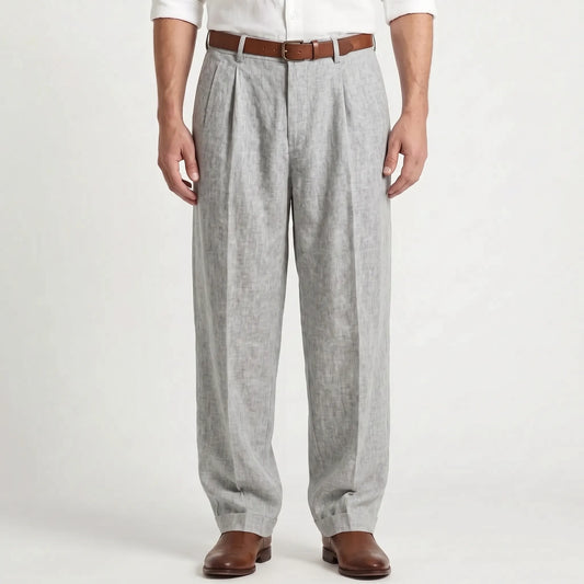 Men's Pleated Pants