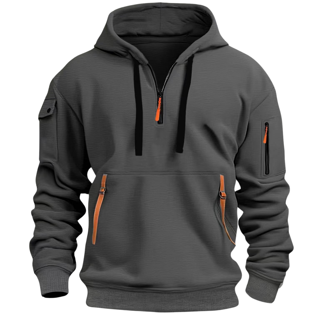 Men's Quarter-Zip Anorak Hoodie