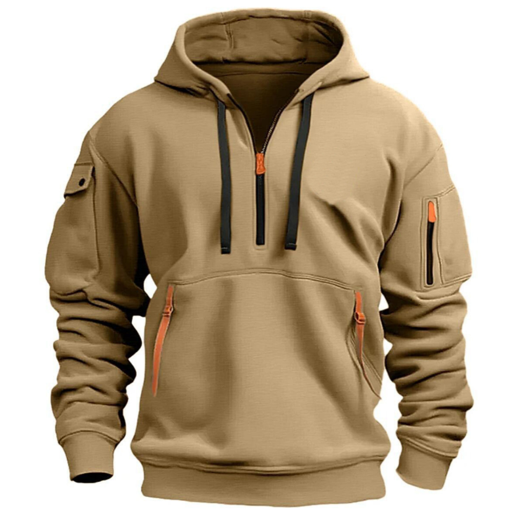 Men's Quarter-Zip Anorak Hoodie