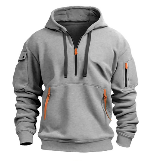 Men's Quarter-Zip Anorak Hoodie