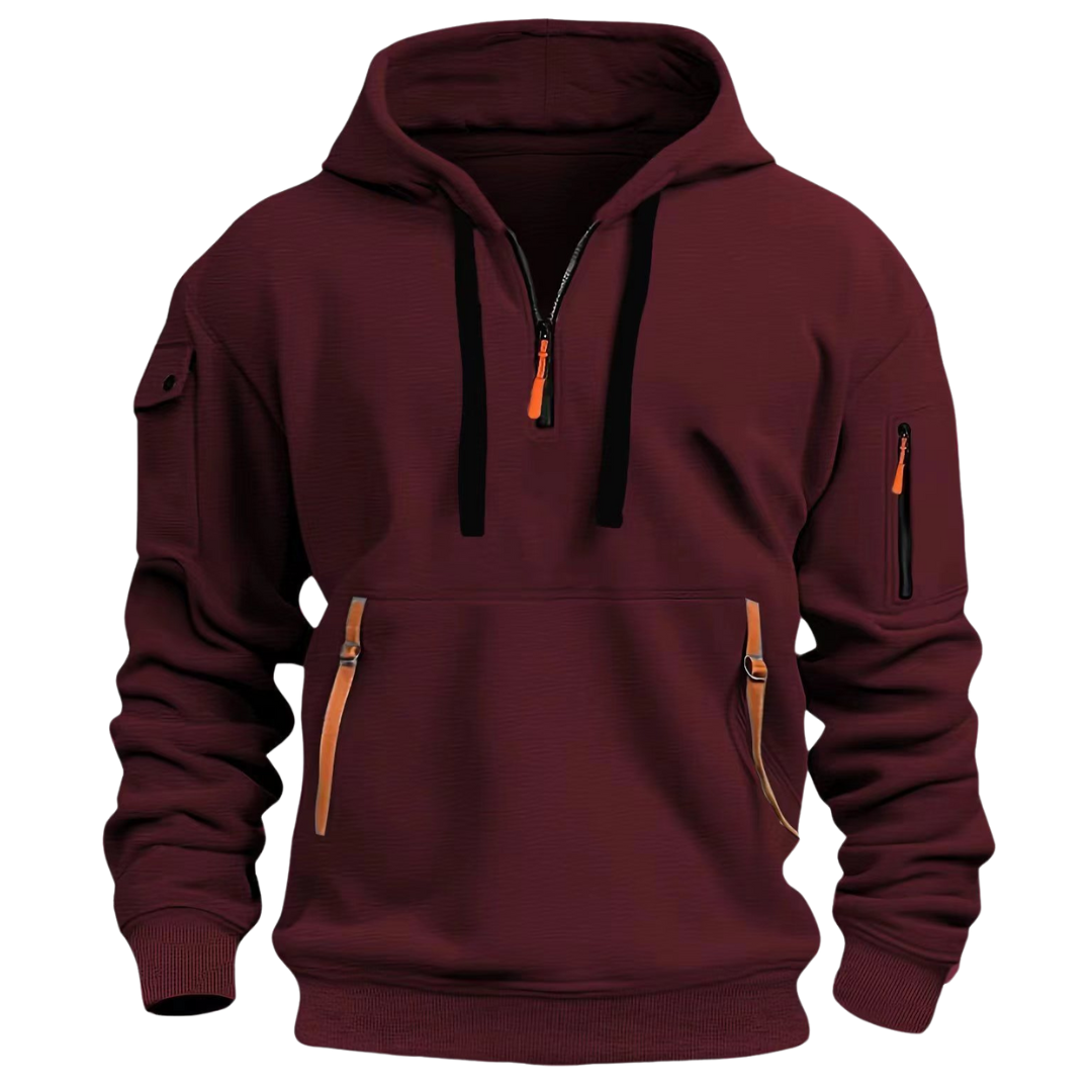 Men's Quarter-Zip Anorak Hoodie