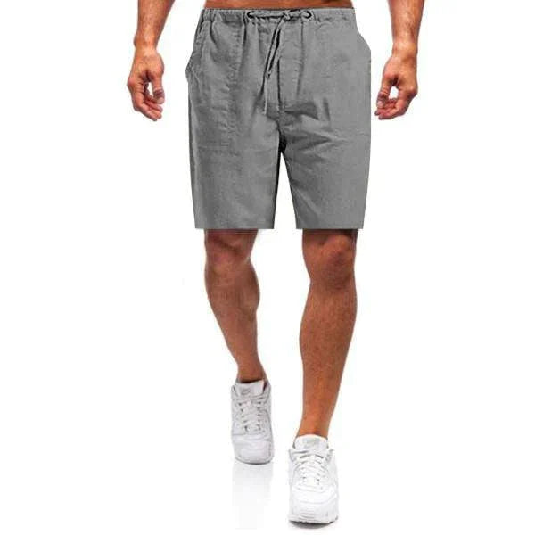 Men's Relaxed Fit Linen Shorts - Lightweight Summer Everyday Shorts