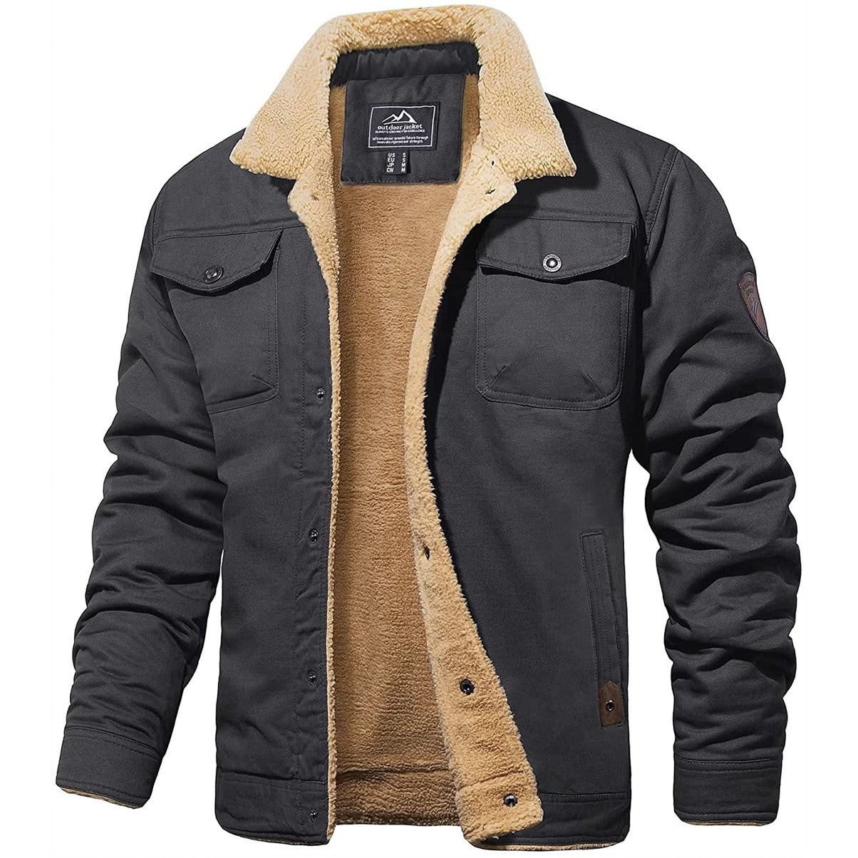 Men's Sherpa-Lined Trucker Jacket