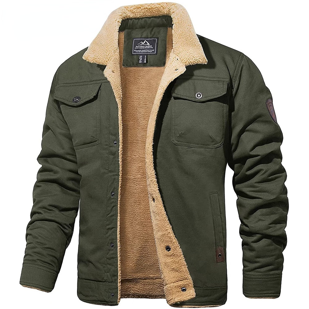 Men's Sherpa-Lined Trucker Jacket