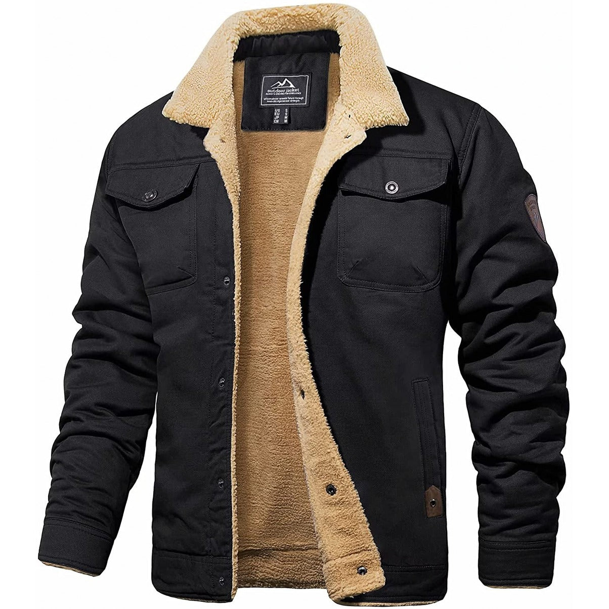 Men's Sherpa-Lined Trucker Jacket
