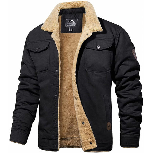 Men's Sherpa-Lined Trucker Jacket