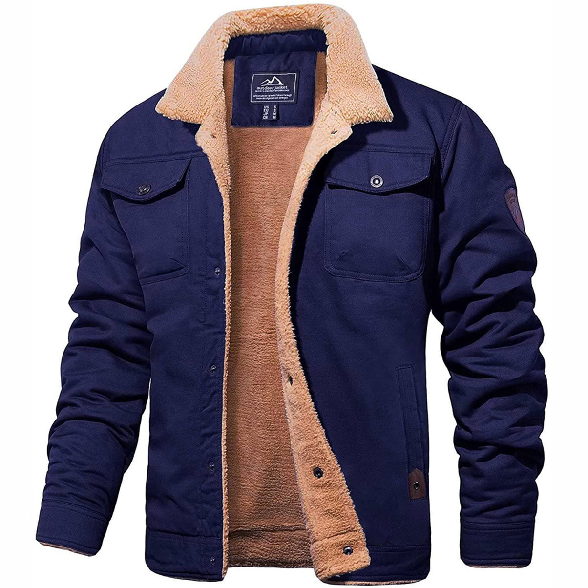 Men's Sherpa-Lined Trucker Jacket