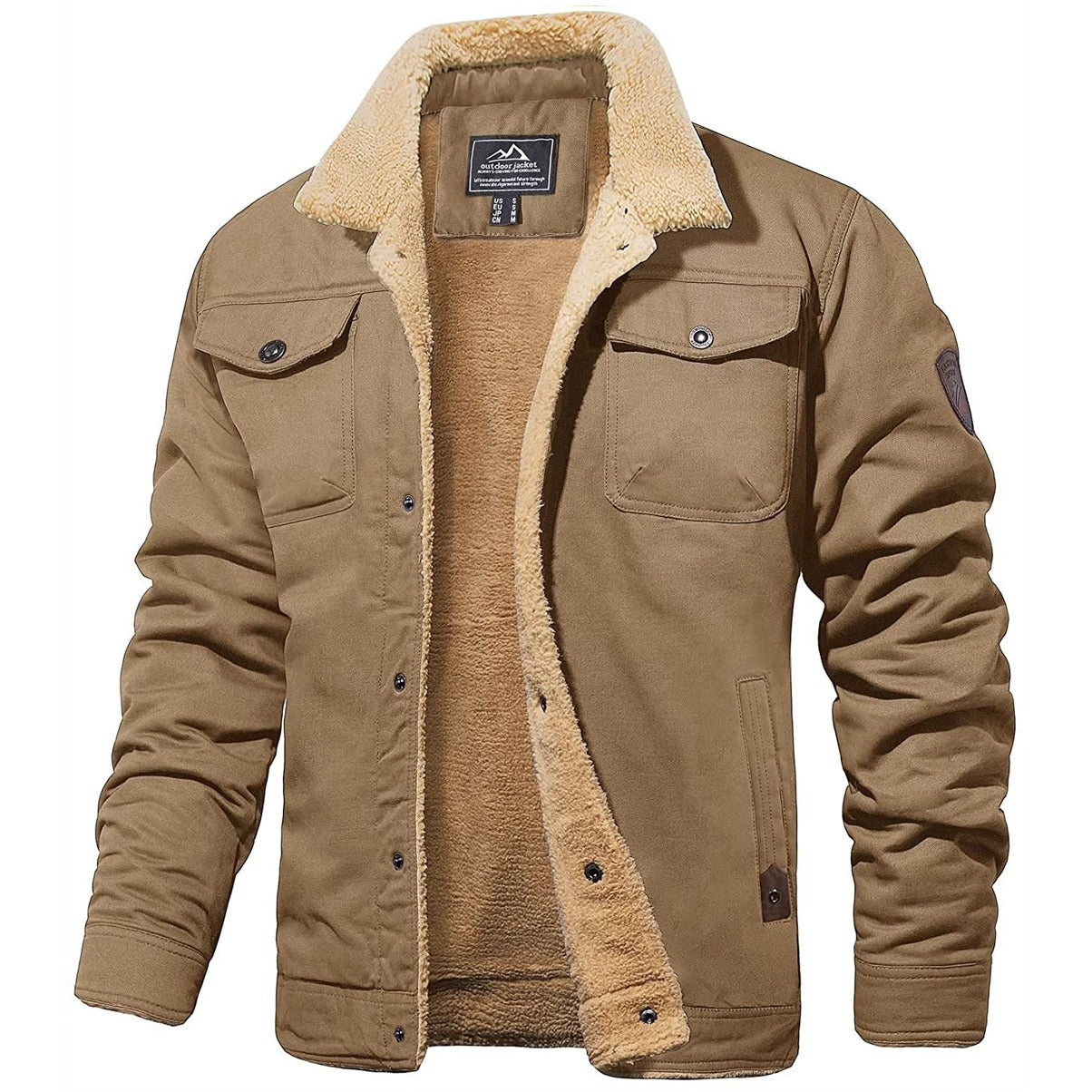 Men's Sherpa-Lined Trucker Jacket