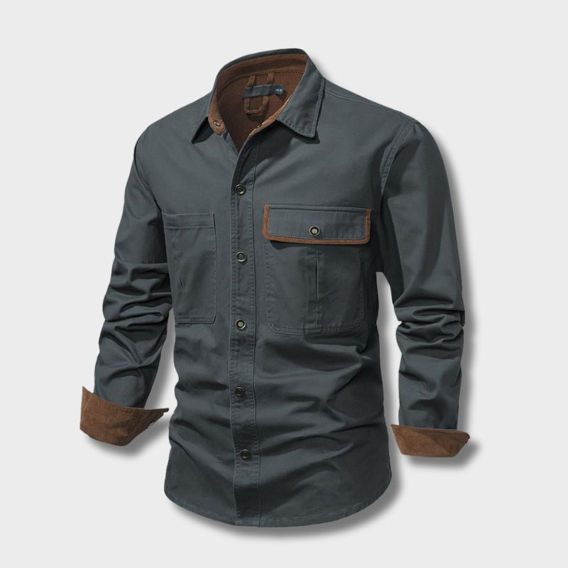 Men's Shirt with Contrasting Details