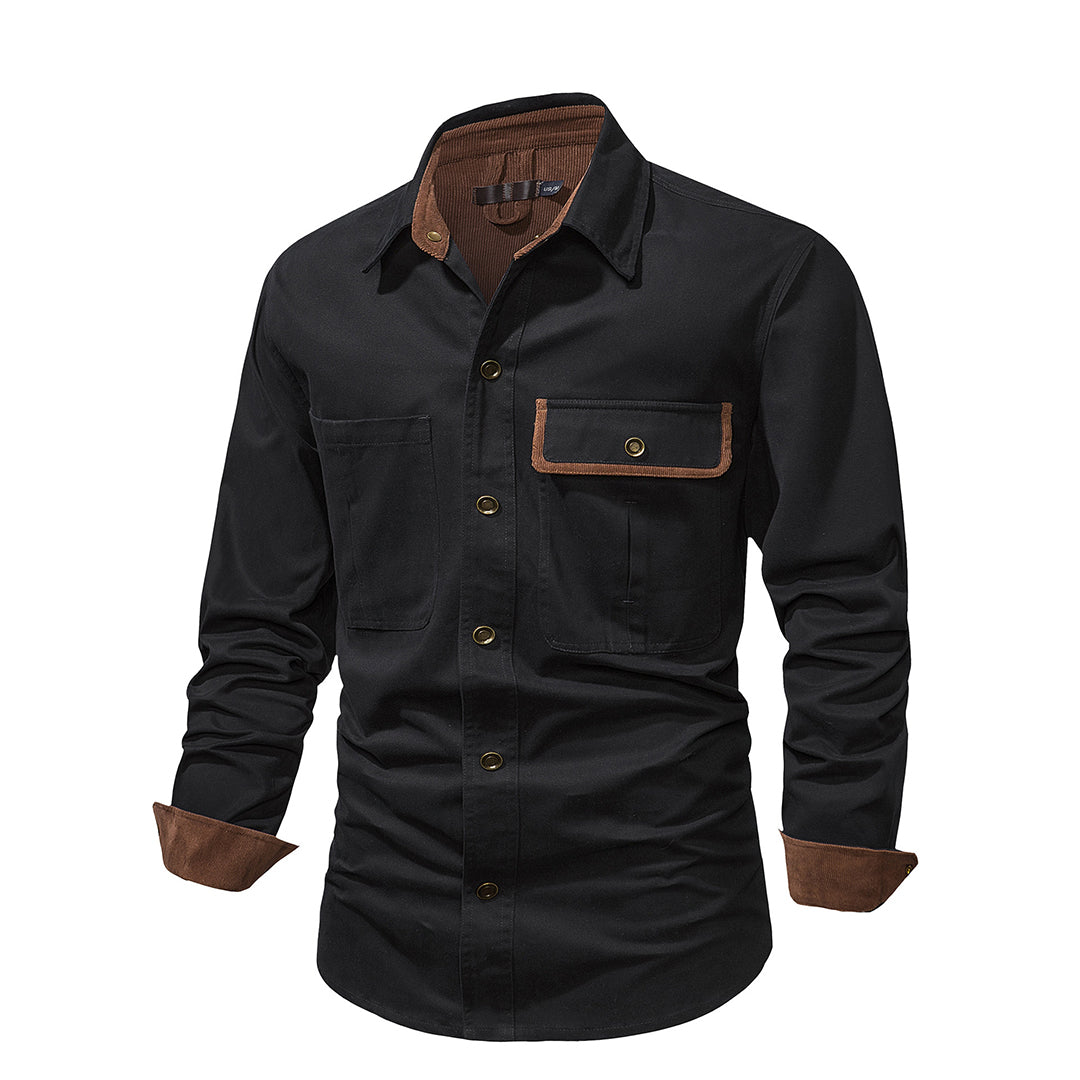 Men's Shirt with Contrasting Details