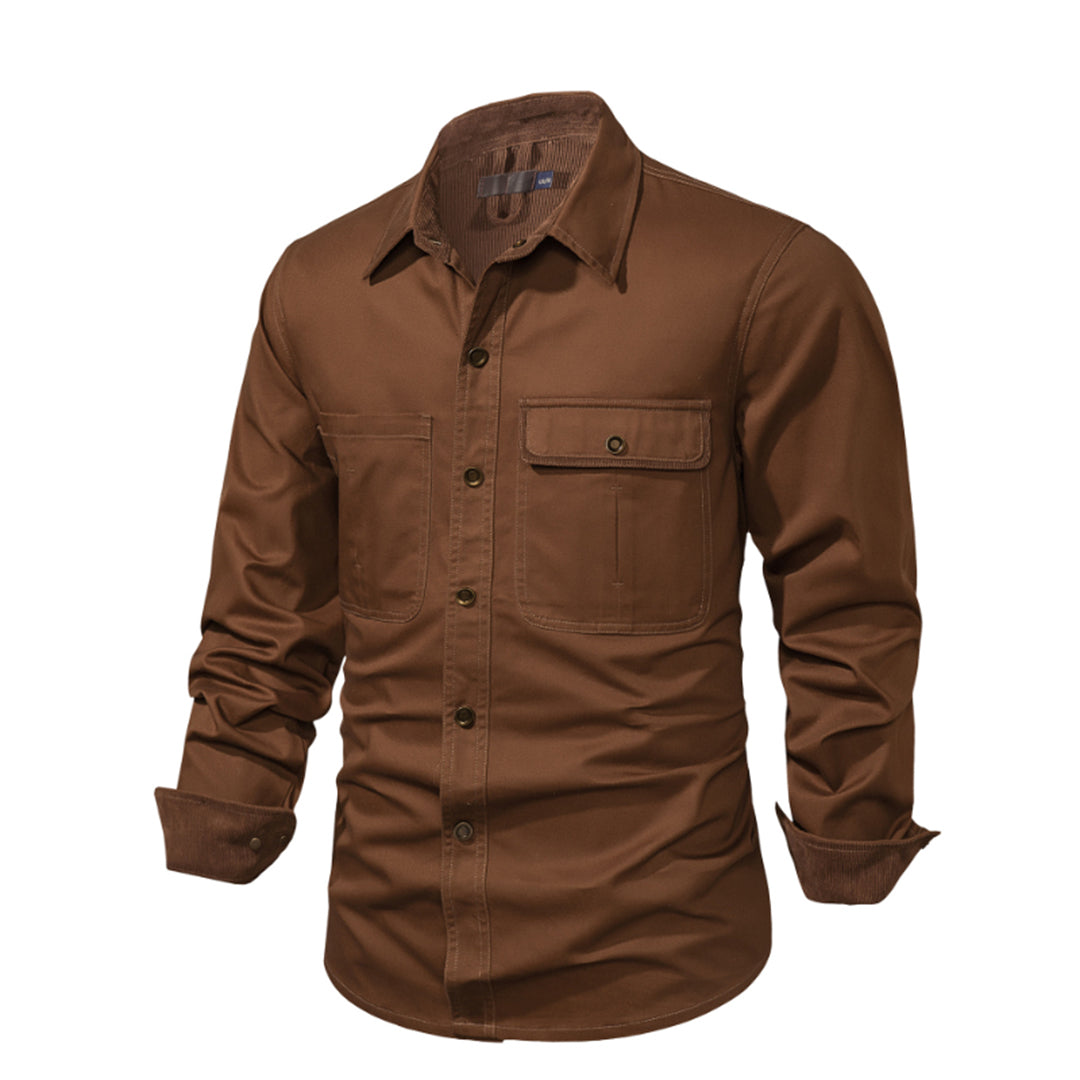 Men's Shirt with Contrasting Details