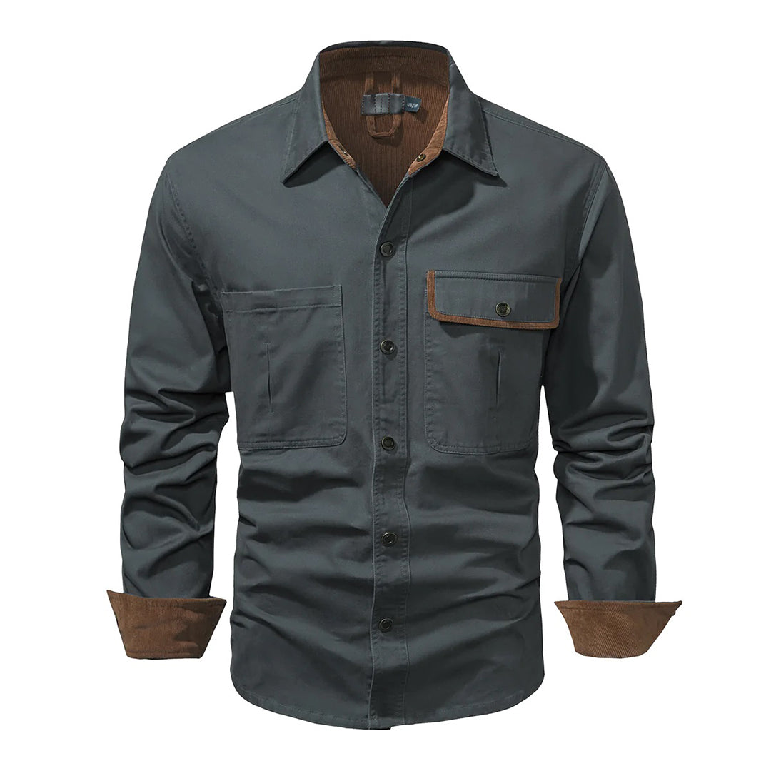 Men's Shirt with Contrasting Details