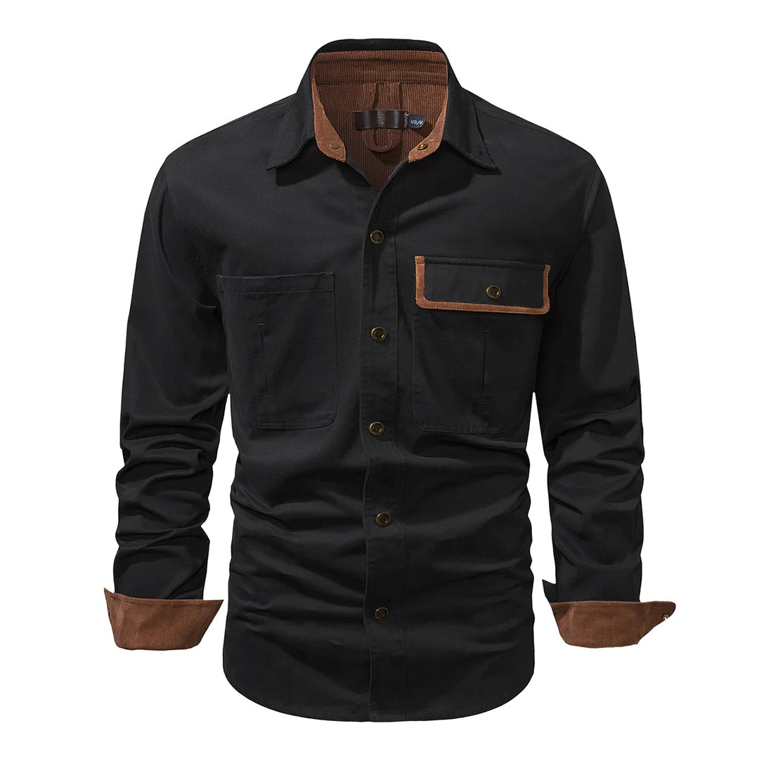 Men's Shirt with Contrasting Details