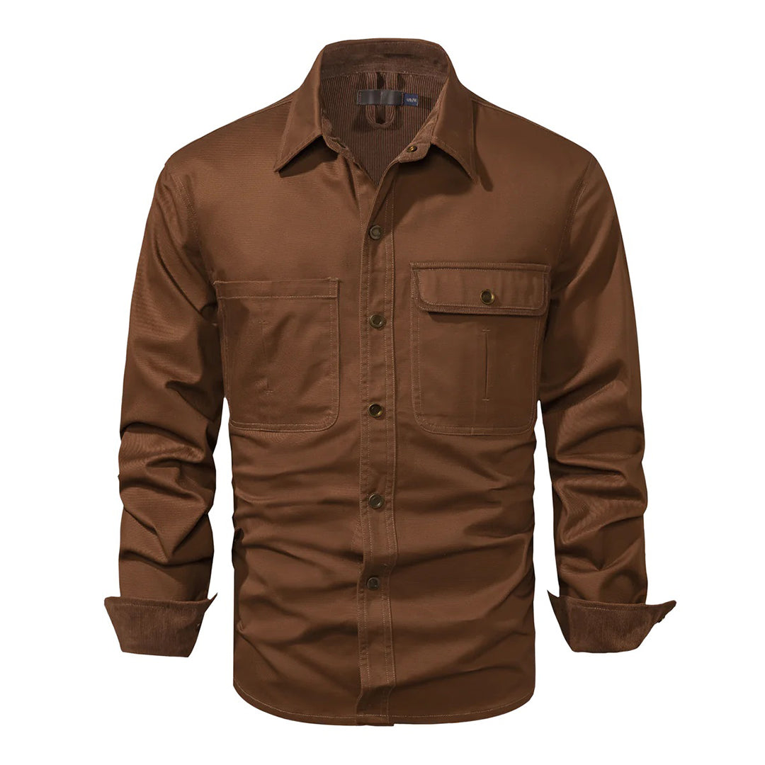 Men's Shirt with Contrasting Details
