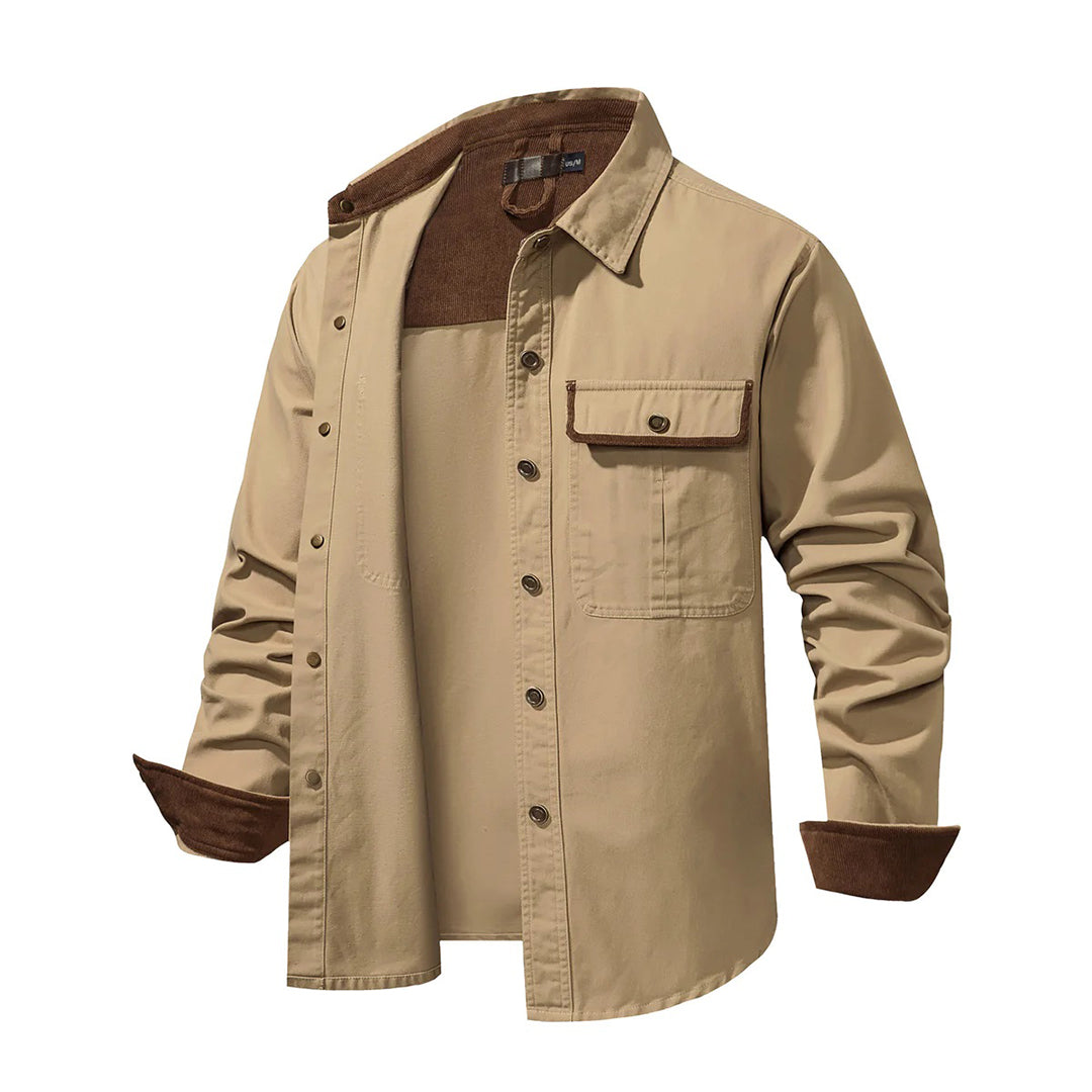 Men's Shirt with Contrasting Details