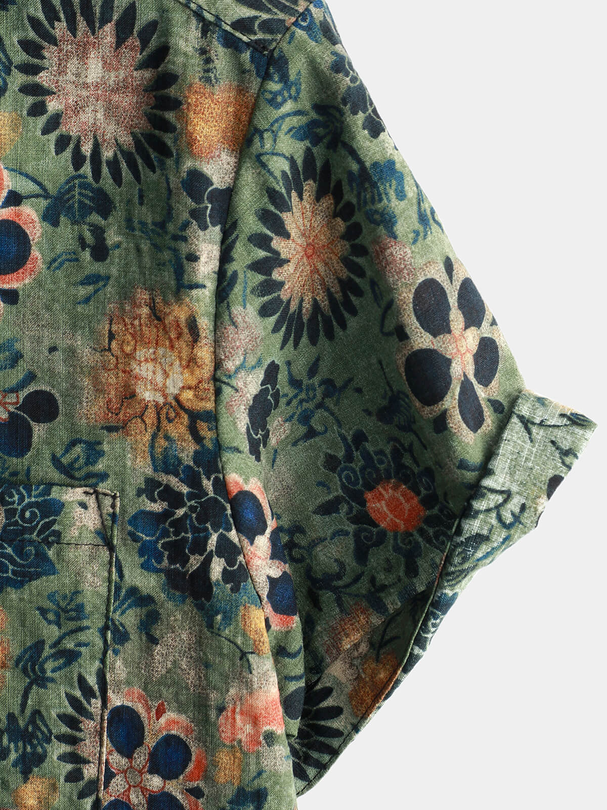 Men's Short-Sleeve Cotton Hawaiian Shirt