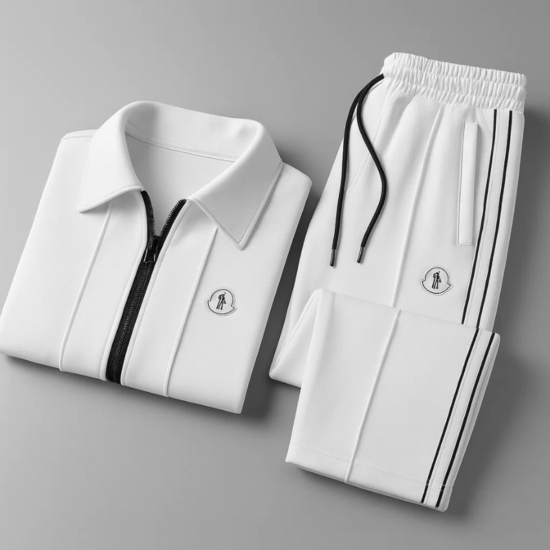 Men's Stripe Tracksuit Set